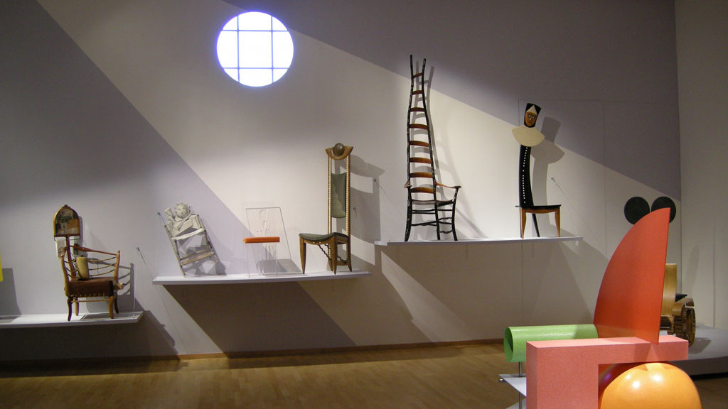 Chair installation at the Mingei International Museum