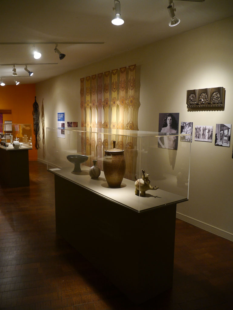 Bernard Kester, Footed Bowl; Marguerite Wildenhain, Untitled vase; David Cressey, Untitled covered jar