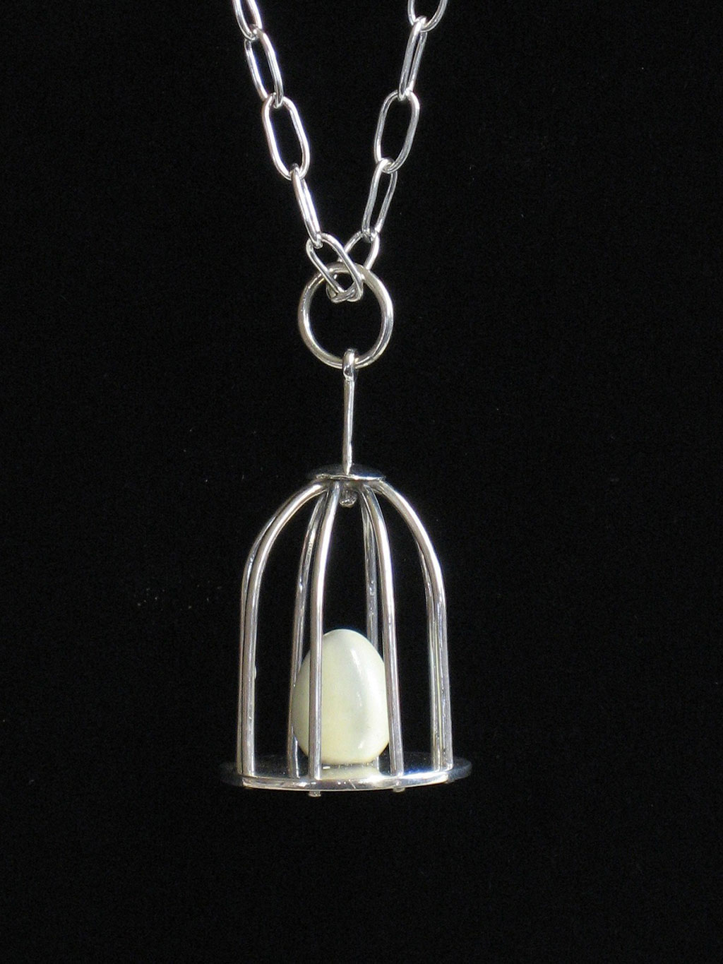 Marina Marioni, Caged Egg Necklace