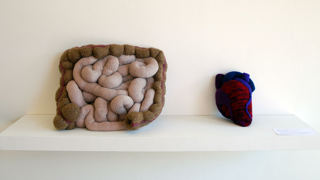 Ben Cuevas, "Intestines" (l), "Heart" (r)