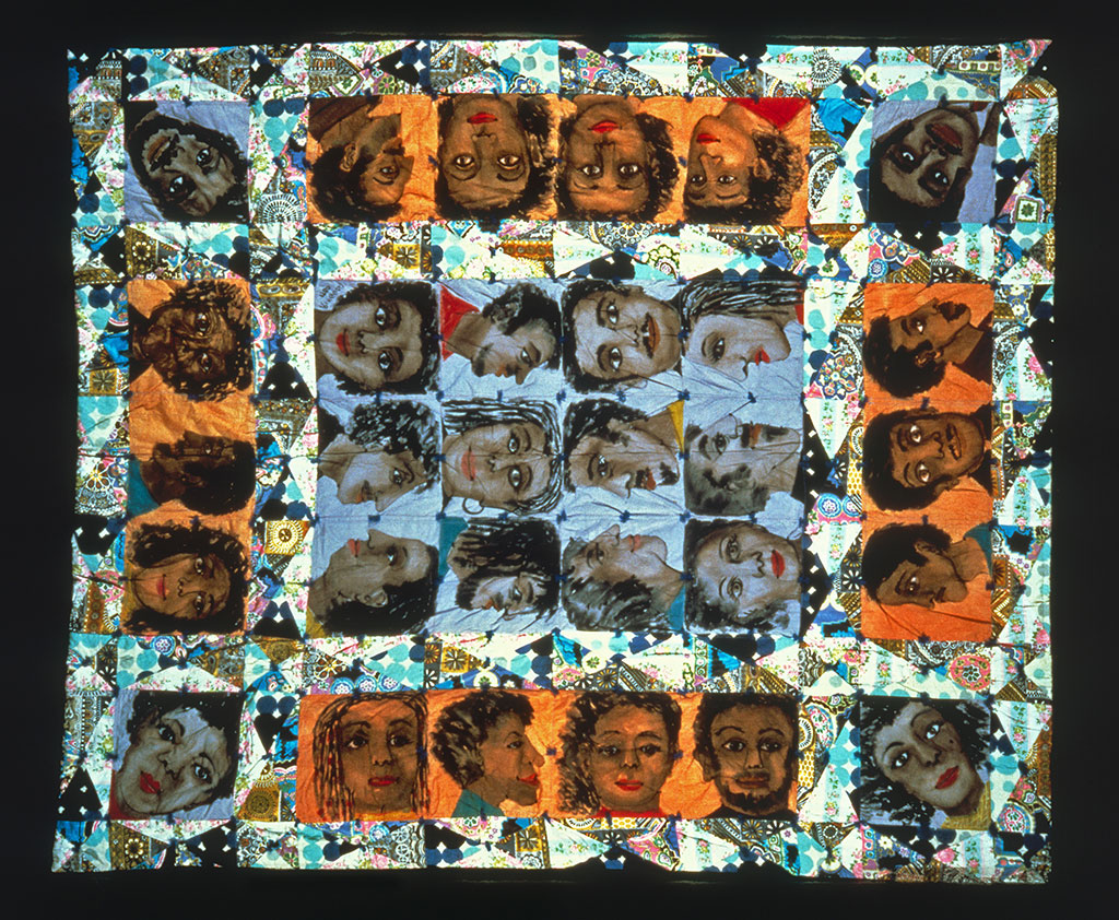 Faith Ringgold, Echoes of Harlem, 1980, quilt