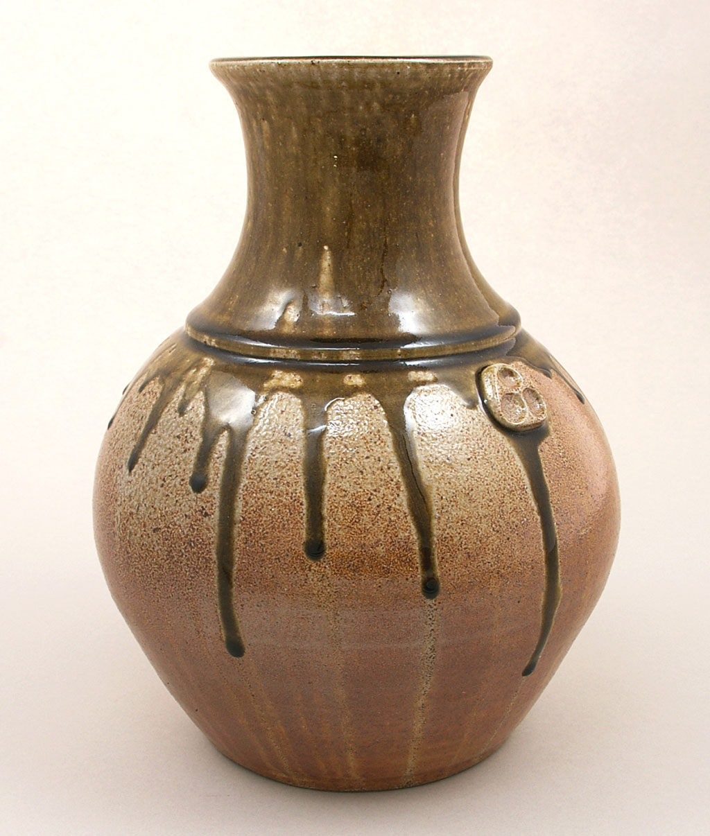 Pamela Owens, Dragon-neck Vase, Jugtown Pottery