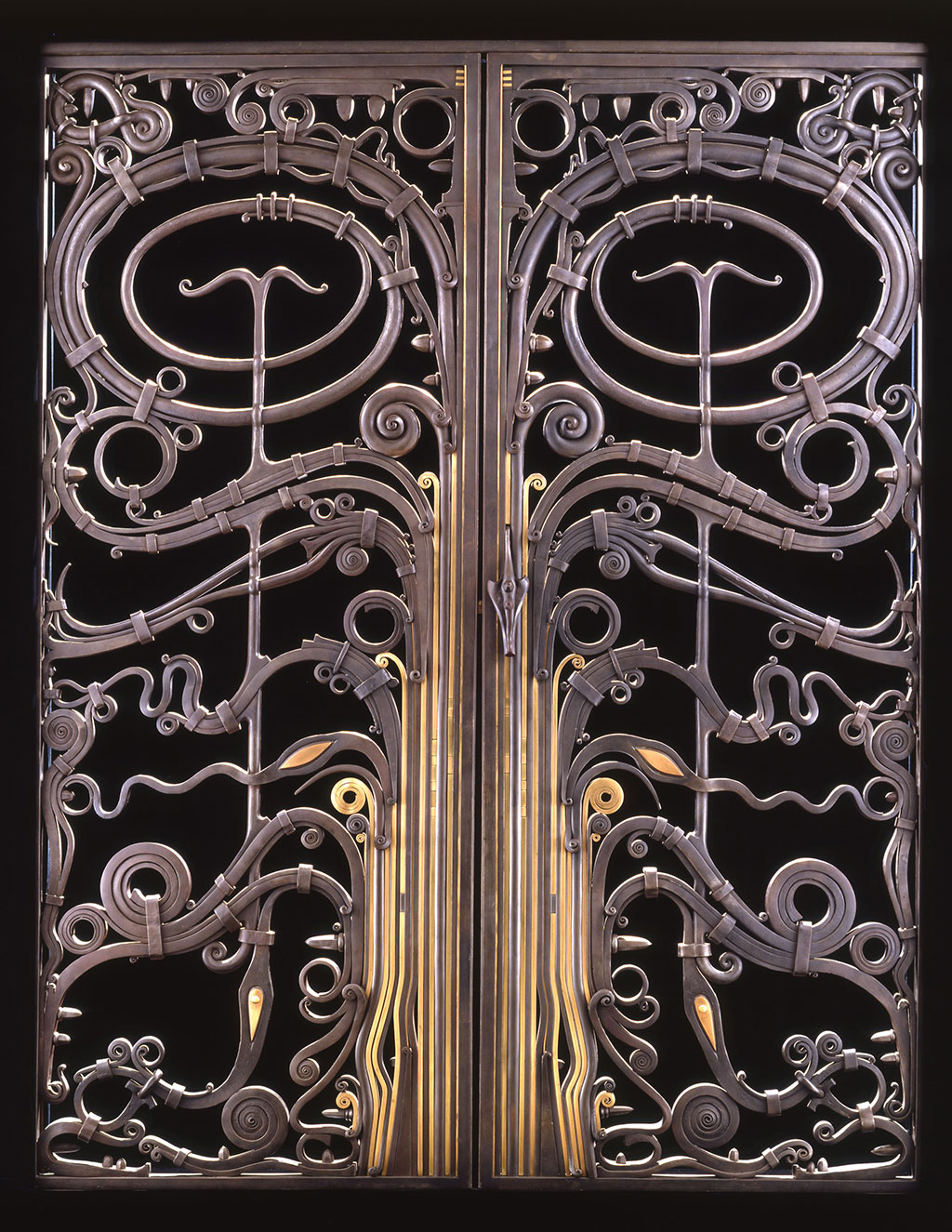 Albert Paley, Portal Gates, 1974. Courtesy of Paley Studios, Bruce Miller photograph