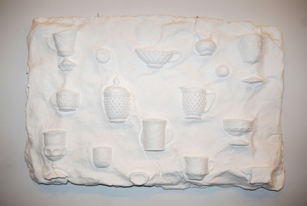 Laura Wood, Sweet Nothings, 2010. Handmade paper and cotton