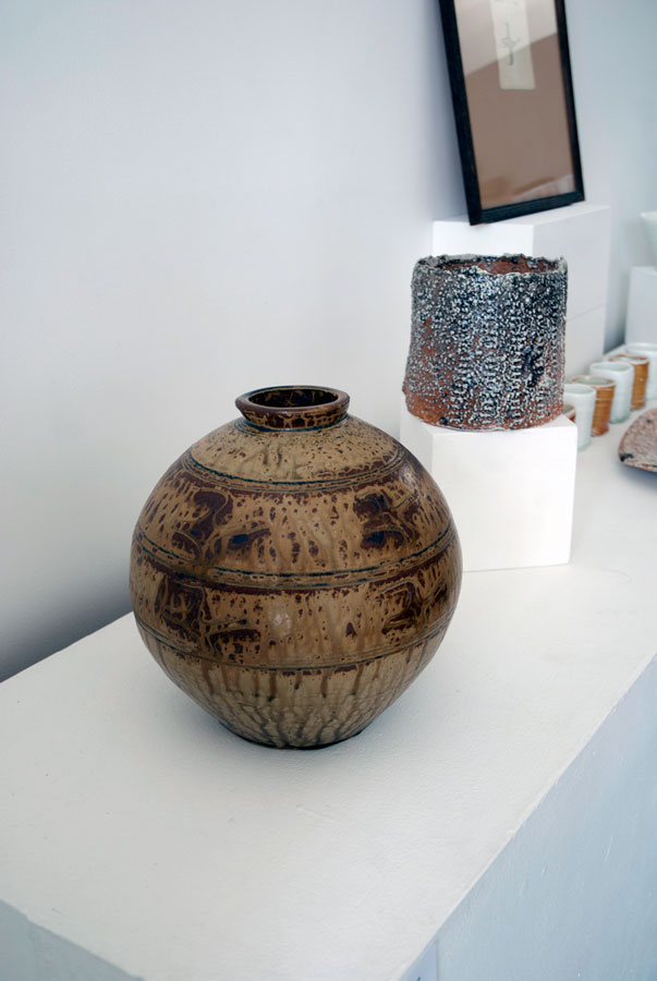 Bernard Leach, Vase, Thrown stoneware, Madison Metro photograph