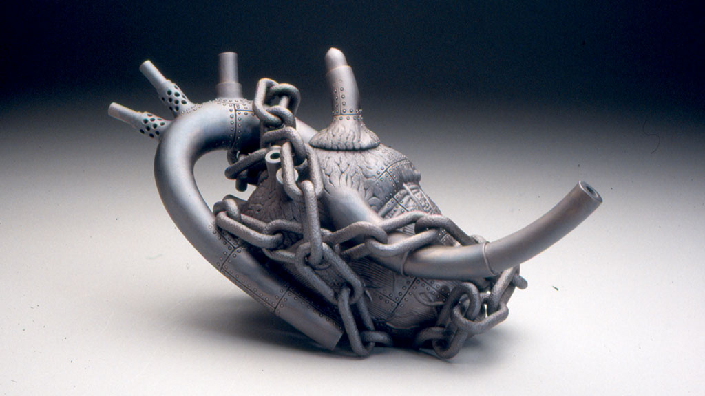 Richard Notkin, Heart Teapot for BOK