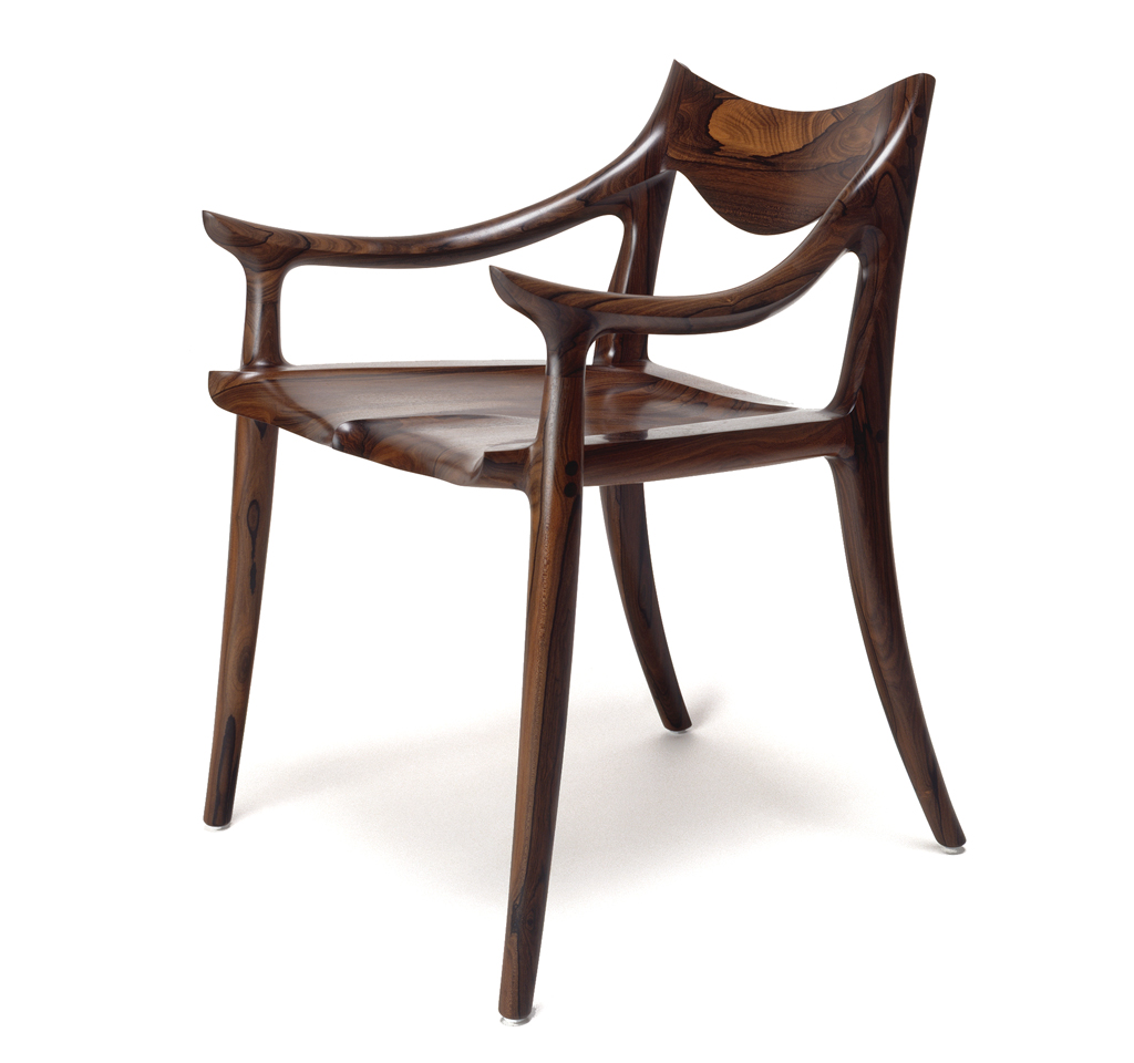 Sam Maloof, Side Chair, 1975, Gene Sasse Photograph