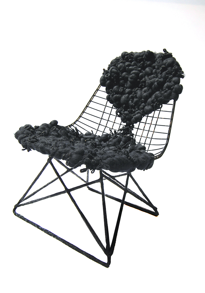 Tanya Aguiniga, Eames Wire Chair, 2008. David San Miguel photograph