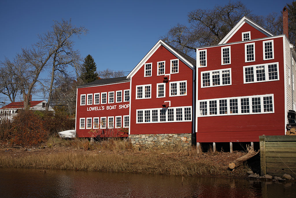 Lowell's Boat Shop. Mark Markley photograph