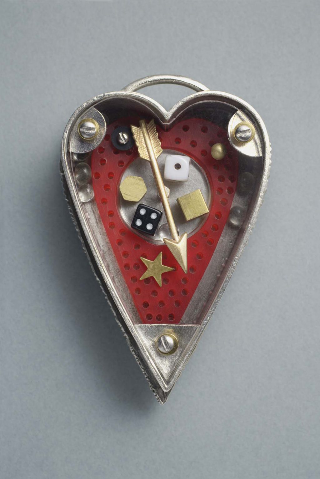 Thomas Mann, Container Heart Pin, 2005. Will Crocker photograph