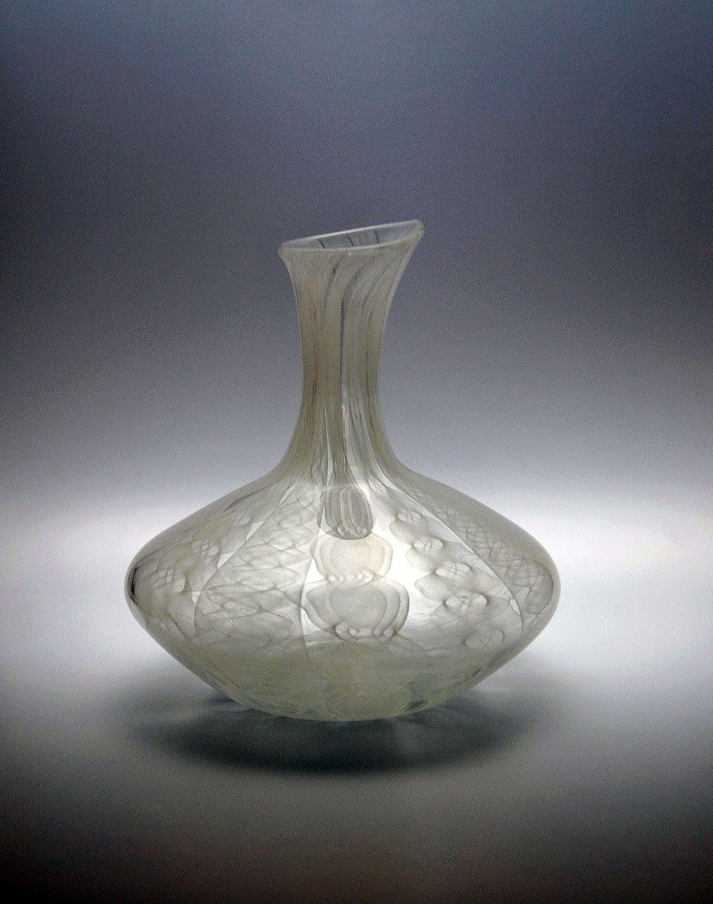 Aya Oki, Pale Lace Pattern Decanter