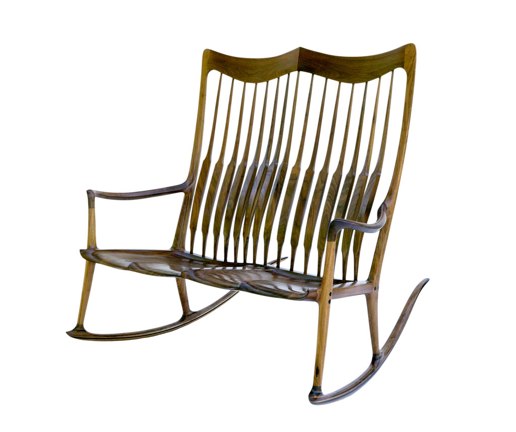 Sam Maloof, Double Rocker, 1996. Gene Sasse photograph