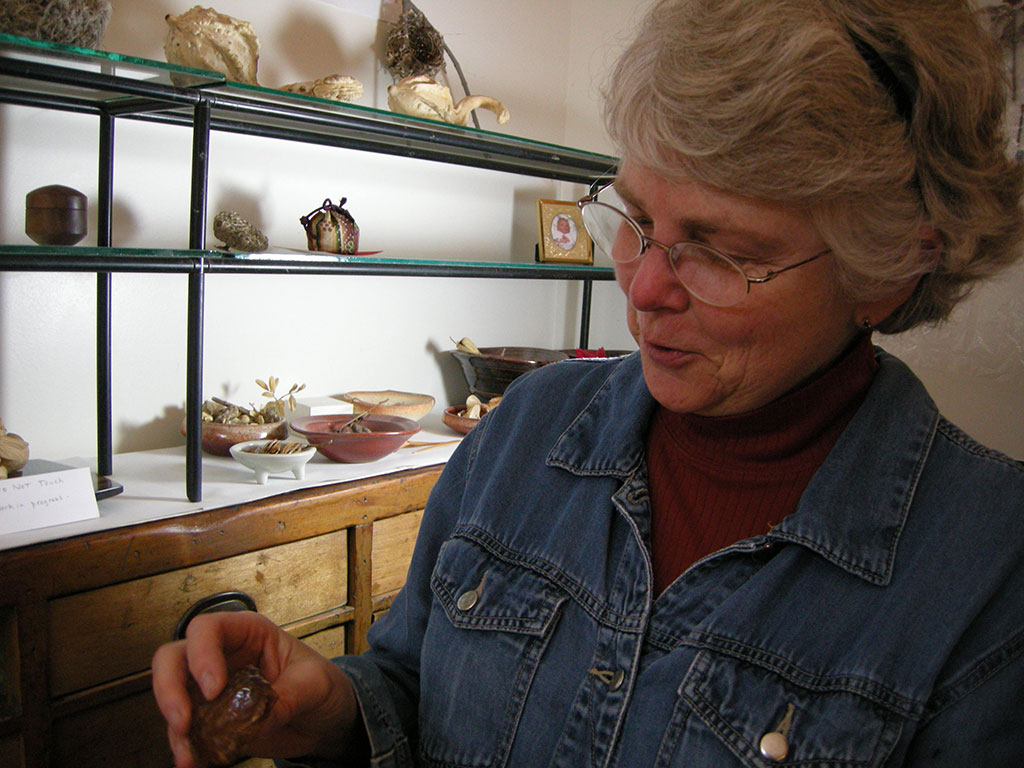 Janel in her studio, 2009