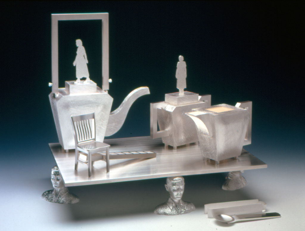 Christina Smith, In Search of Terra Incognito, tea service, 2002. Anthony Cuñha photograph