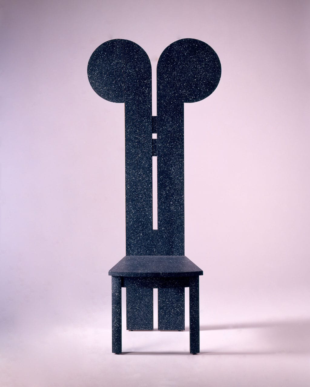 Wendy Maruyama, Mickey Mackintosh chair, 1988. Courtesy of San Francisco Museum of Craft and Design. M. Lee Fatherree photograph