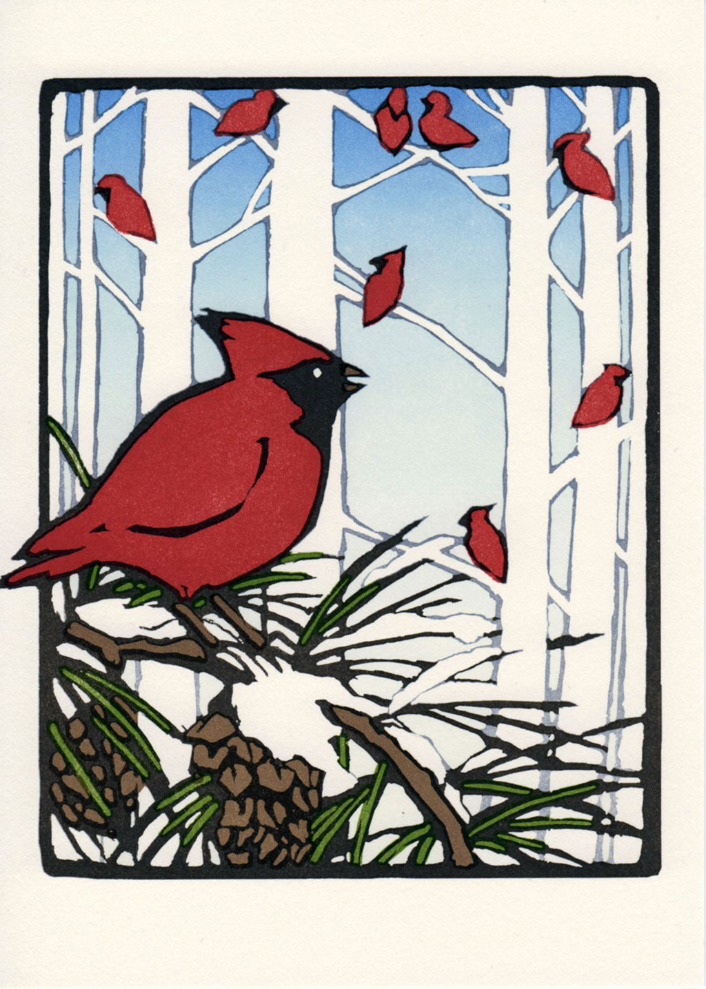 Winter Cardinals