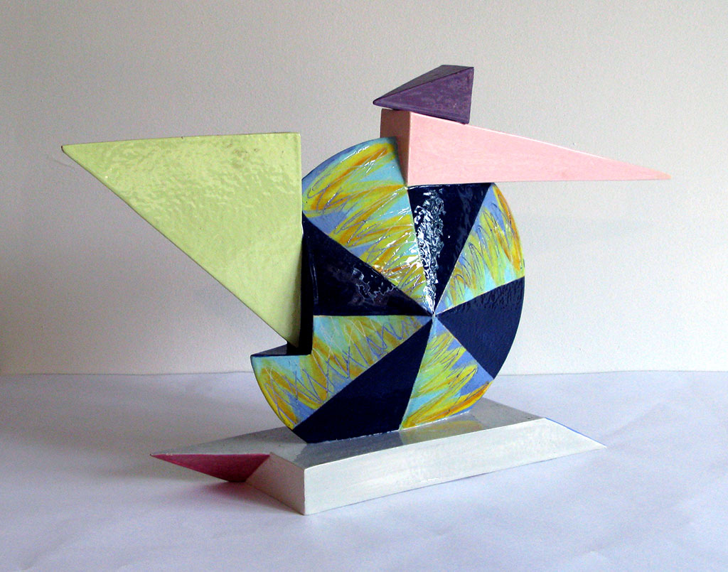 Peter Shire, Pinwheel, c.1980, gsoc, Craft in America