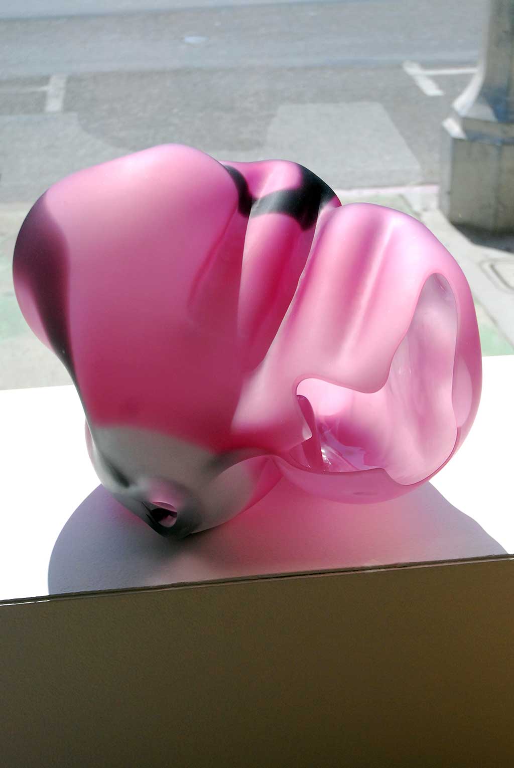 Marvin Lipofsky, California Color Series 1986 #7, 1986. Mold blown glass, cut, sandblasted, acid etched