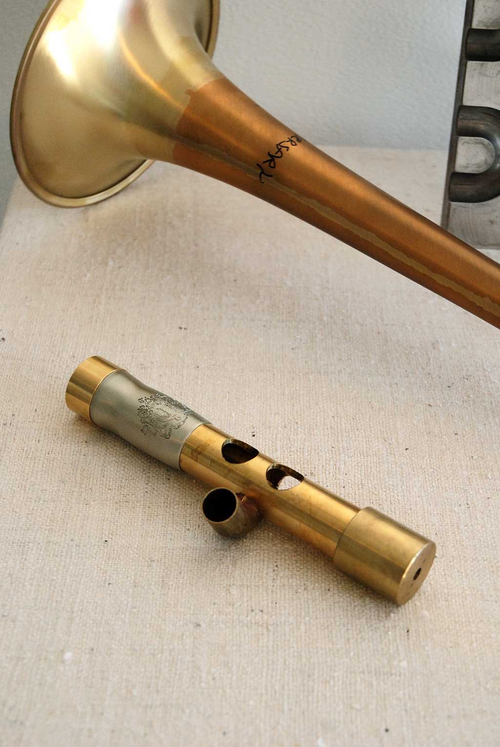 David Monette, Monette RAJA Trumpet (detail), 2015