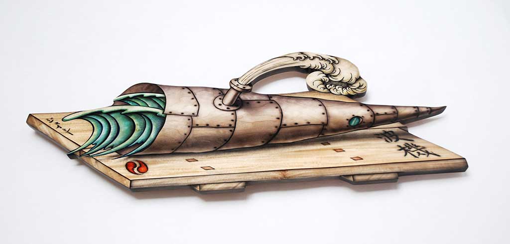 Wave Machine, (This is Not Lunch tray series), 2006-2007