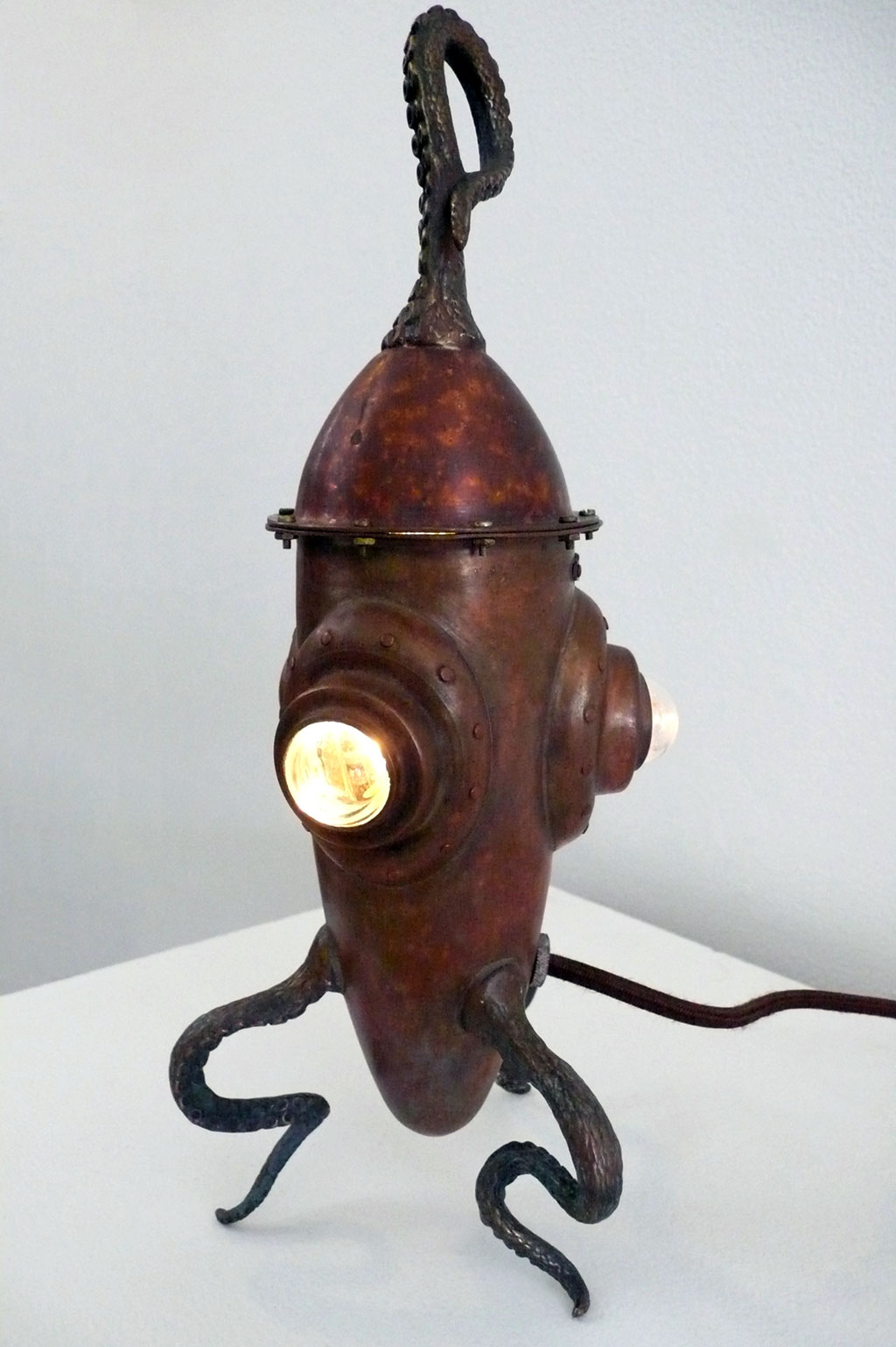 Evan Chambers, Octo-Rocket lamp, 2015