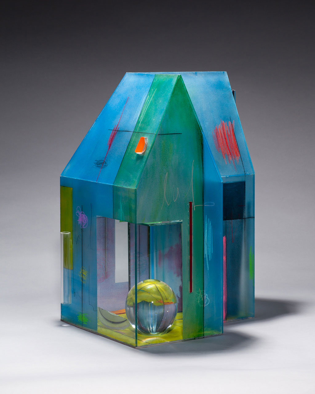 Therman Statom, glass house