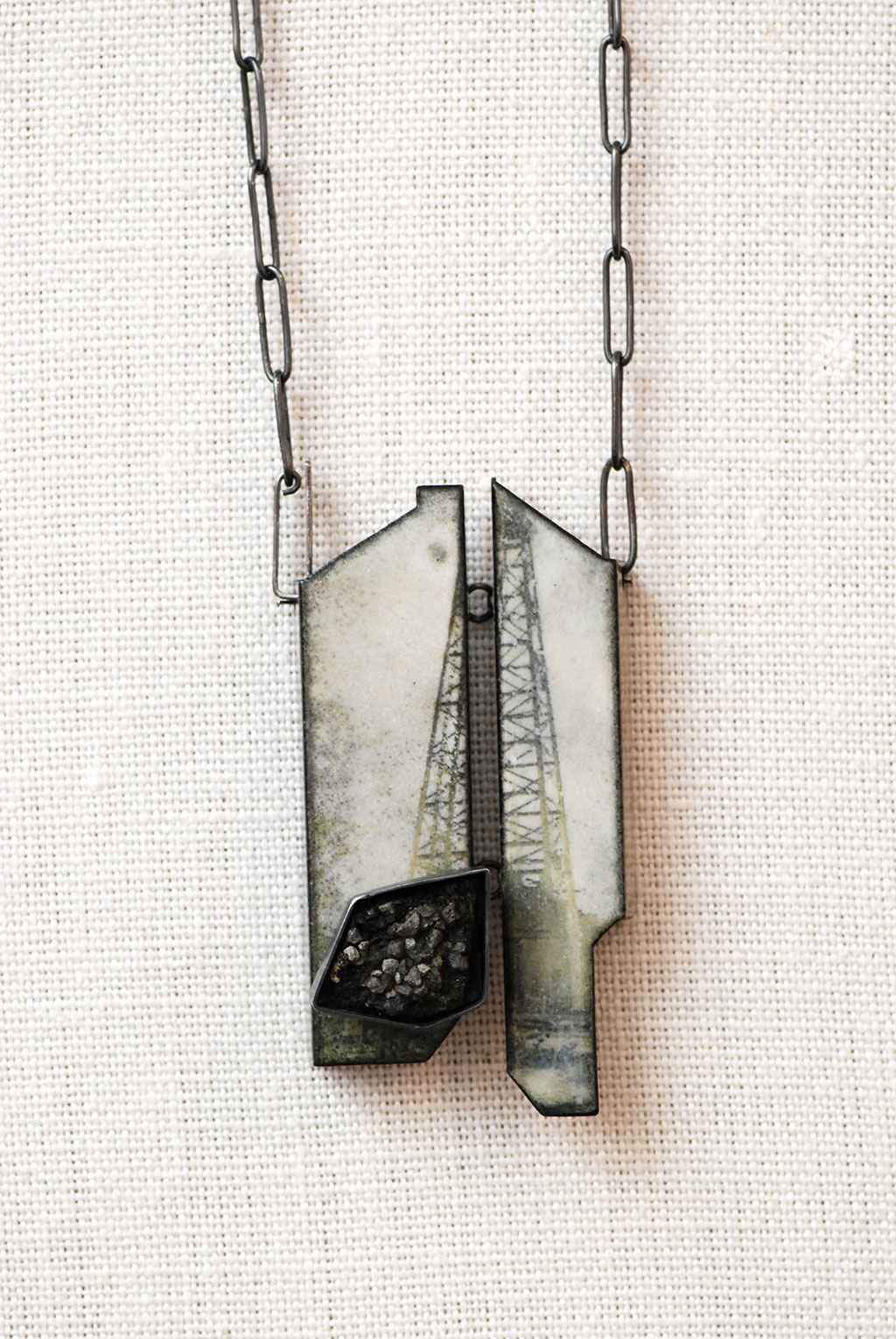 Kat Cole, Black Gold Pendant, 2014