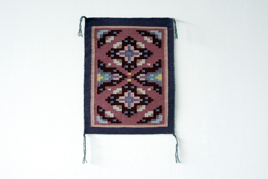 Lynda Teller Pete, Burntwater Tapestry, 2016, Wool woven on Navajo upright loom.