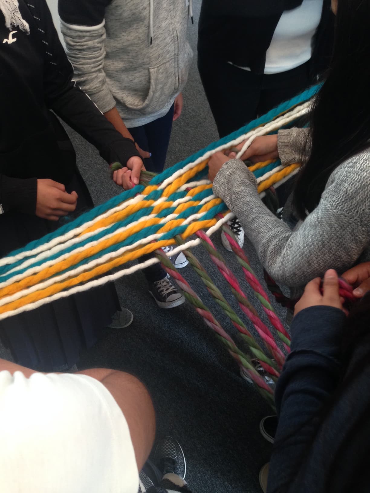 Large human weaving project