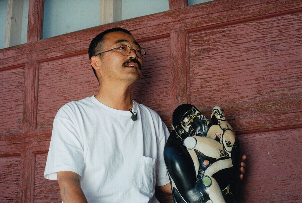 Akio Takamori at the 50th Anniversary of Archie Bray, 2001