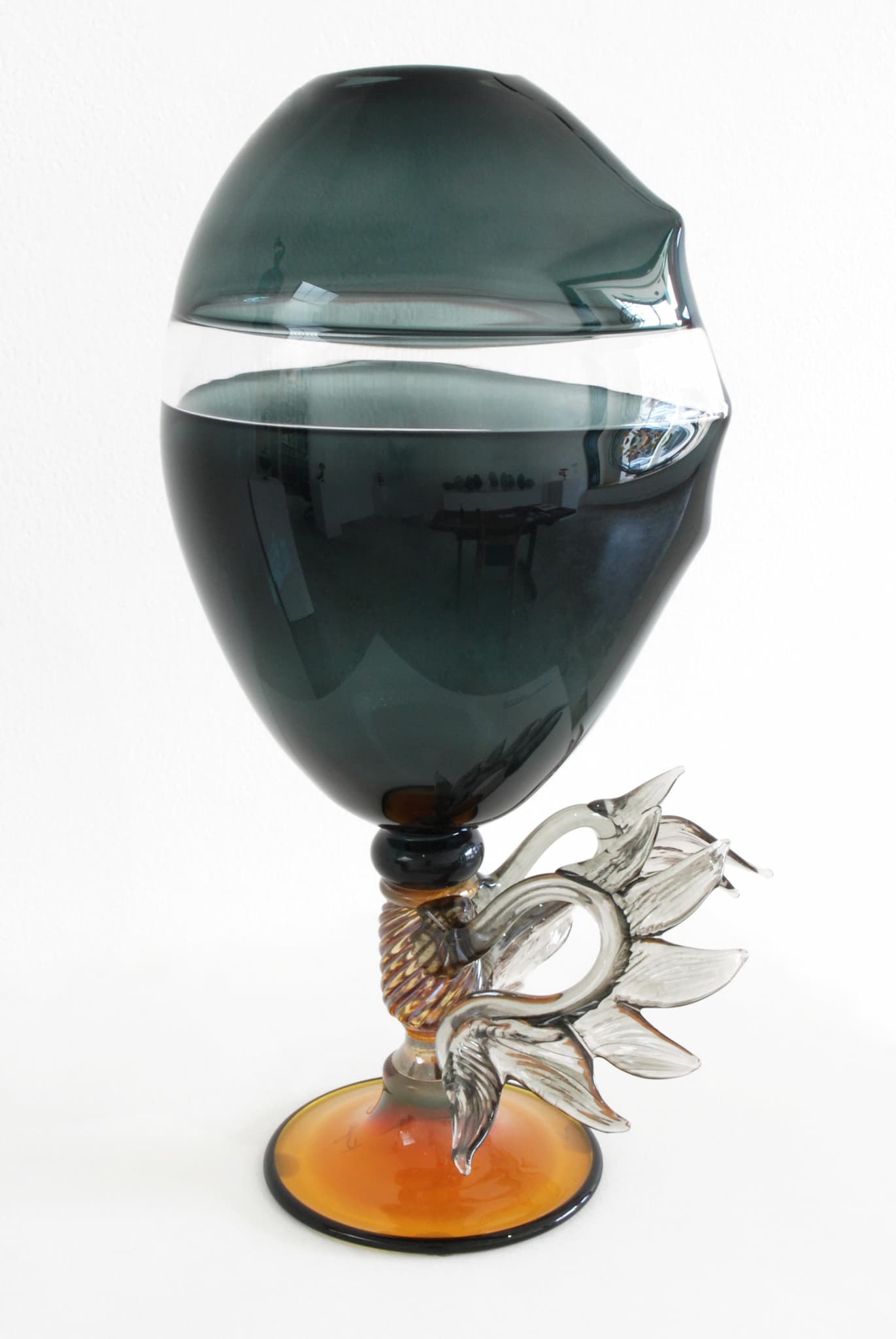 Kazuki Takizawa, Handle Wings, 2017. Blown glass, Catharsis Contained, Craft in America