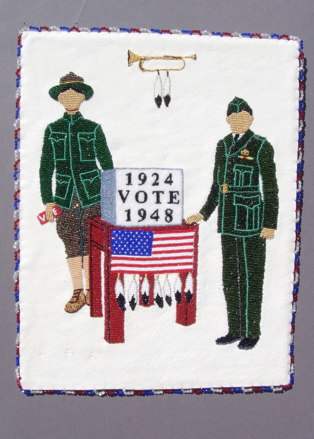 Teri Greeves, Sovereign Citizens, 2008, SERVICE, Craft in America 