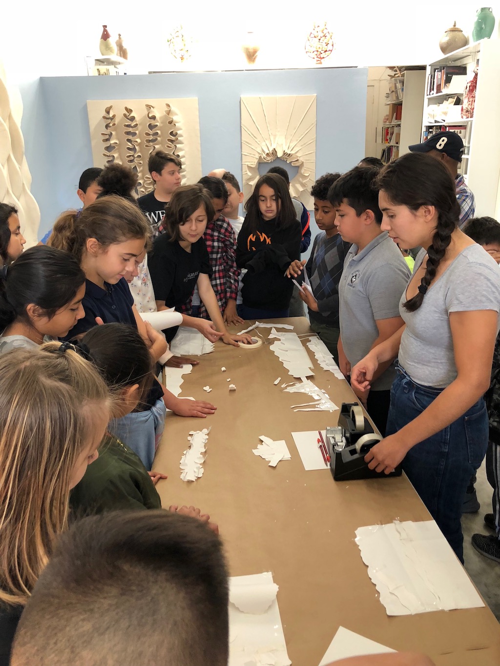 Education Outreach, Rosewood Elementary Visits "Mary Little: The Shape of Cloth"