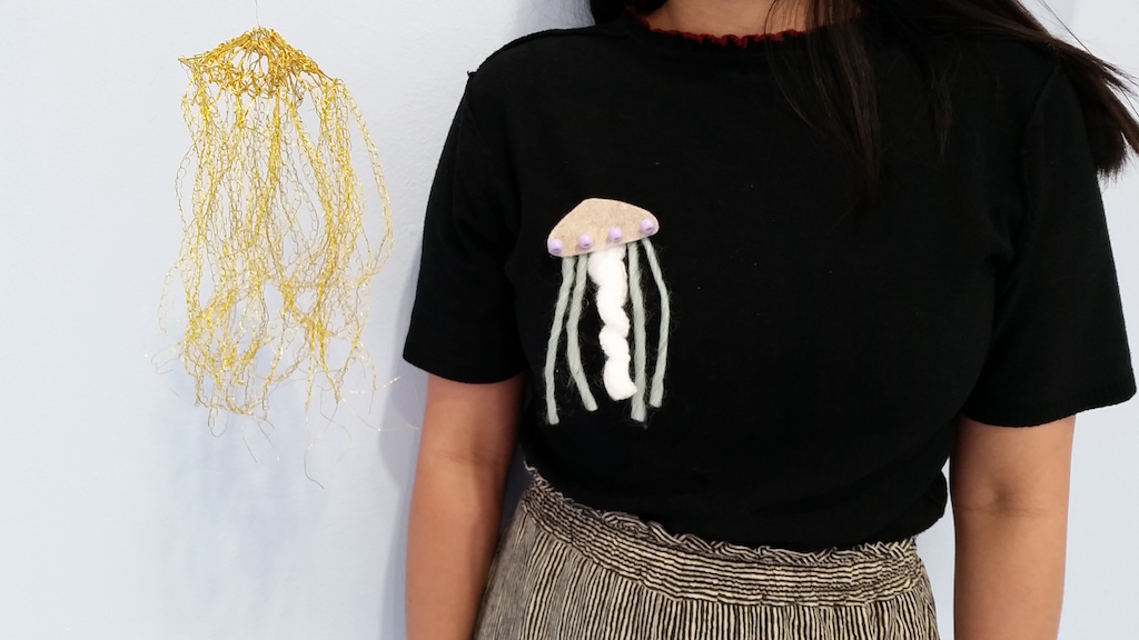 Arline Fisch: Aquatic Bloom Jellyfish pins