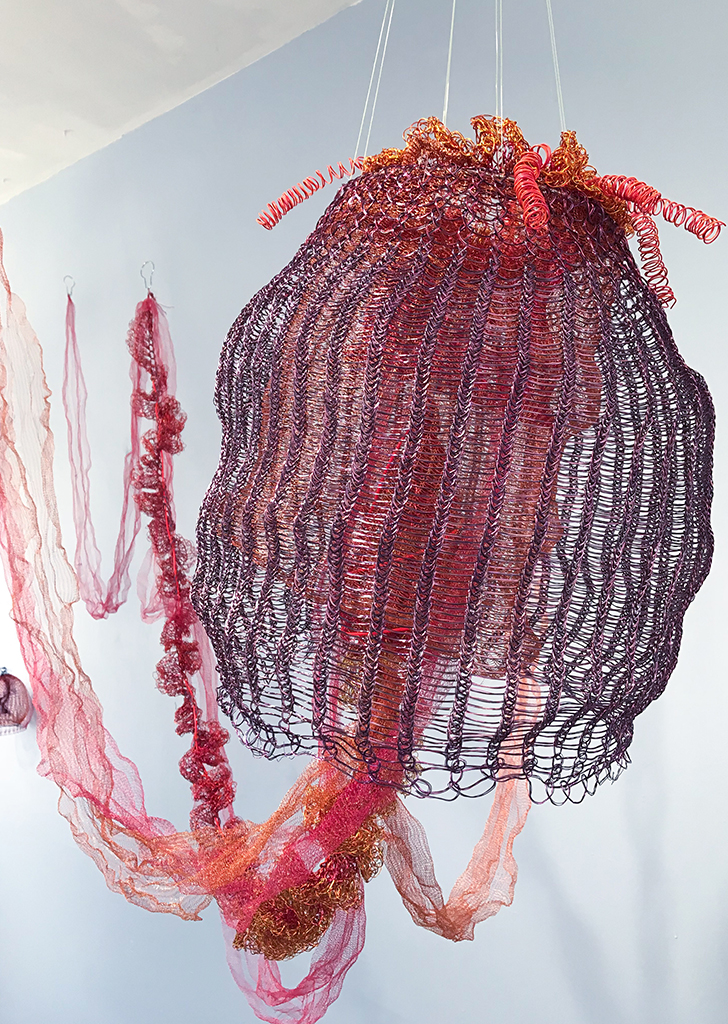 Arline Fisch, Black Sea Nettle, 2008, Aquatic Bloom, Craft in America