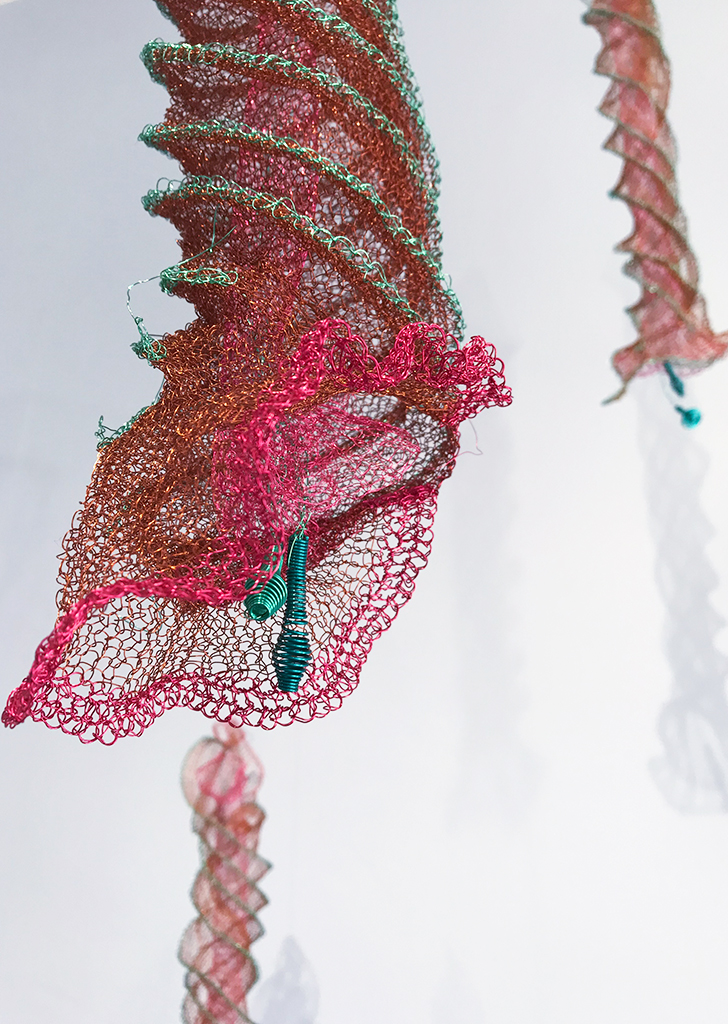 Arline Fisch, Spiral Jellies, 2008-2018, Aquatic Bloom, Craft in America