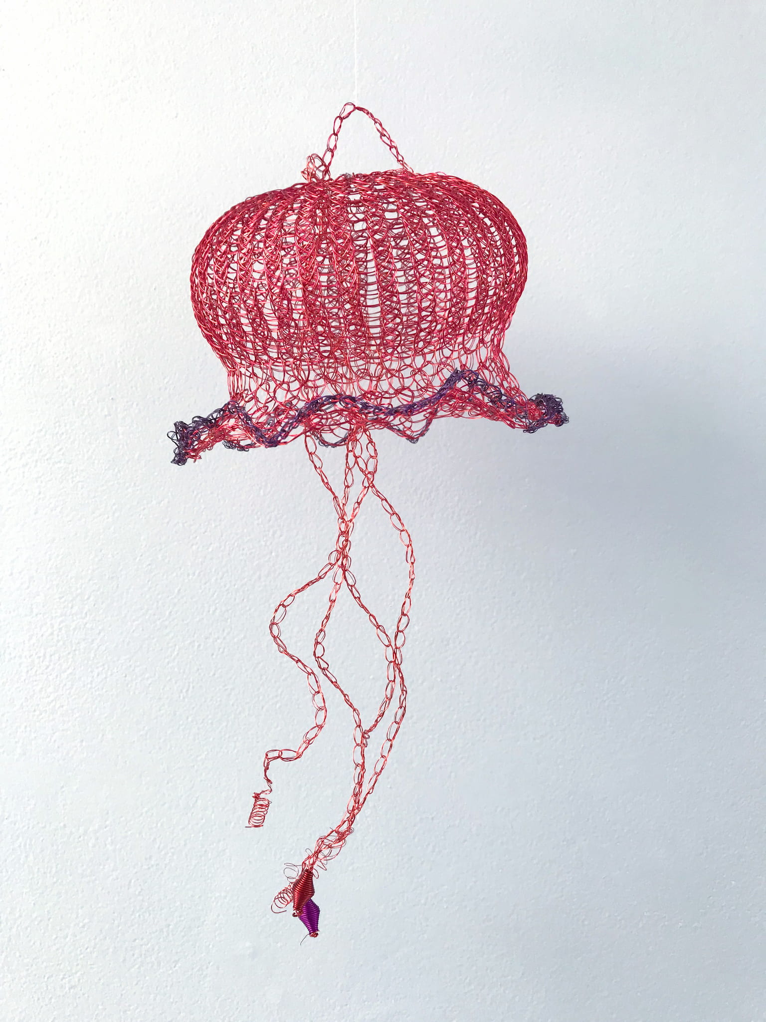 Arline Fisch, Red Atolla, 2008-2018, Aquatic Bloom, Craft in America