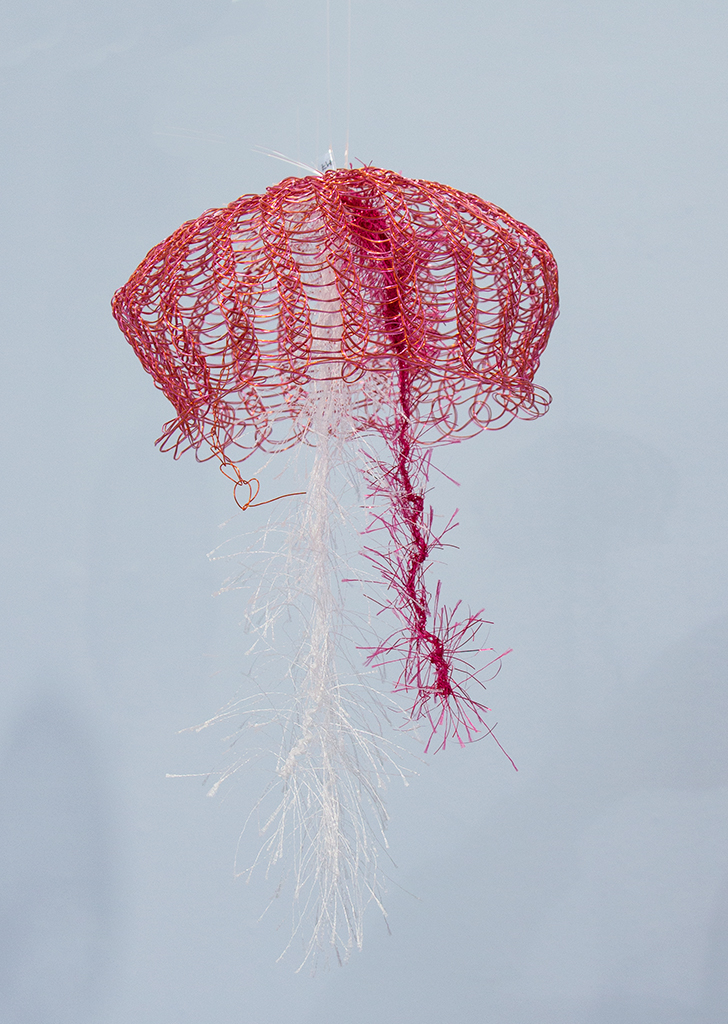 Arline Fisch, Pink Jelly, 2008-2018, Aquatic Bloom, Craft in America