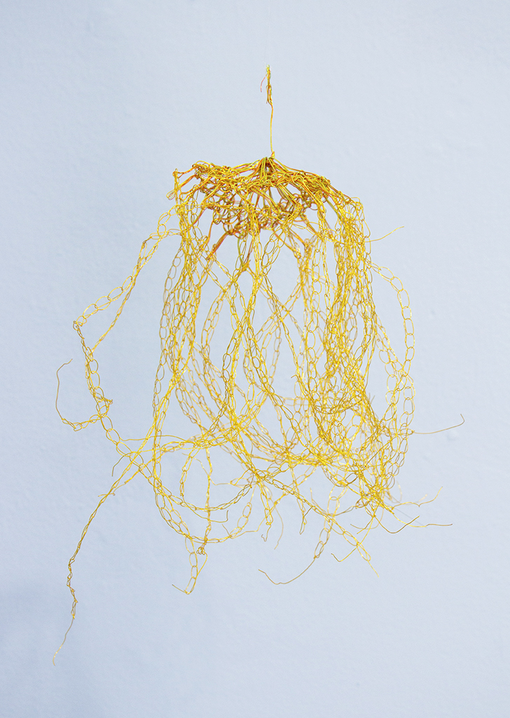 Arline Fisch, Yellow Polaris, 2008-2018, Aquatic Bloom, Craft in America