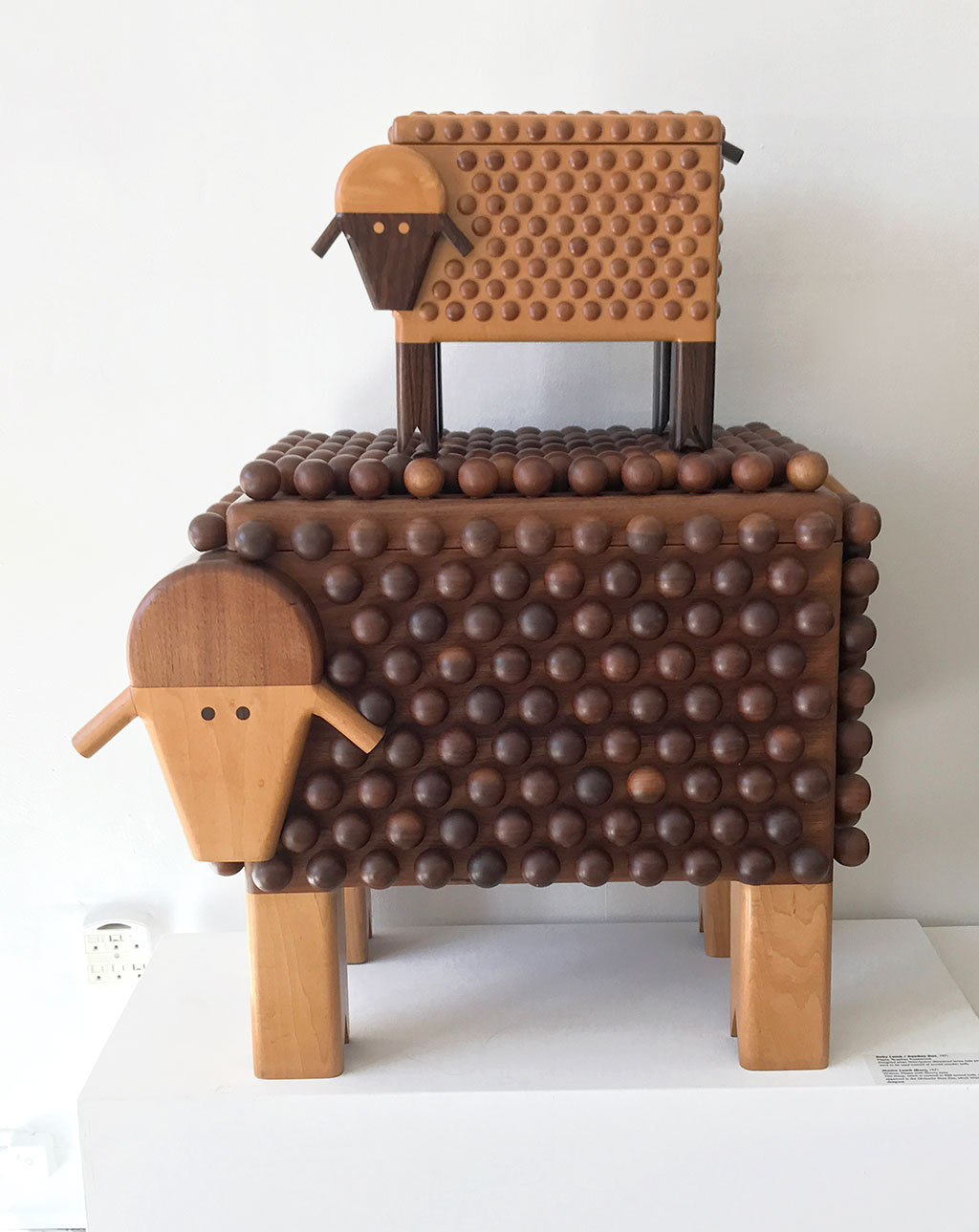 Made to Play, Pamela Weir-Quiton, Baby Lamb / BaaBaa Box, 1971; Mama Lamb, 1971, Craft in America