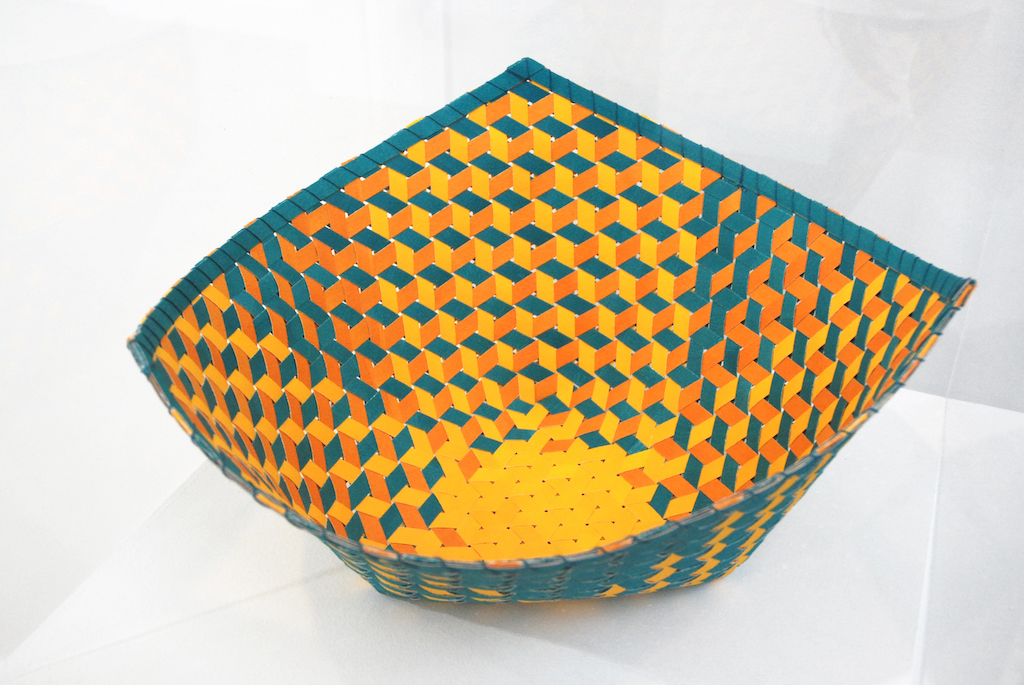 Dorothy McGuinness, Triality 4, 2018. Excellence in Fibers IV, woven basket