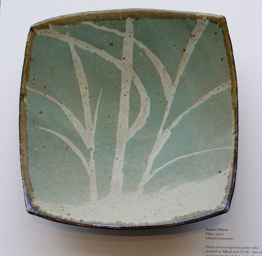 Eunice Prieto, Plate, 1970s. Glazed stoneware, California Visionaries: Seminal Studio Craft, Featuring Works from the Forrest L. Merrill Collection