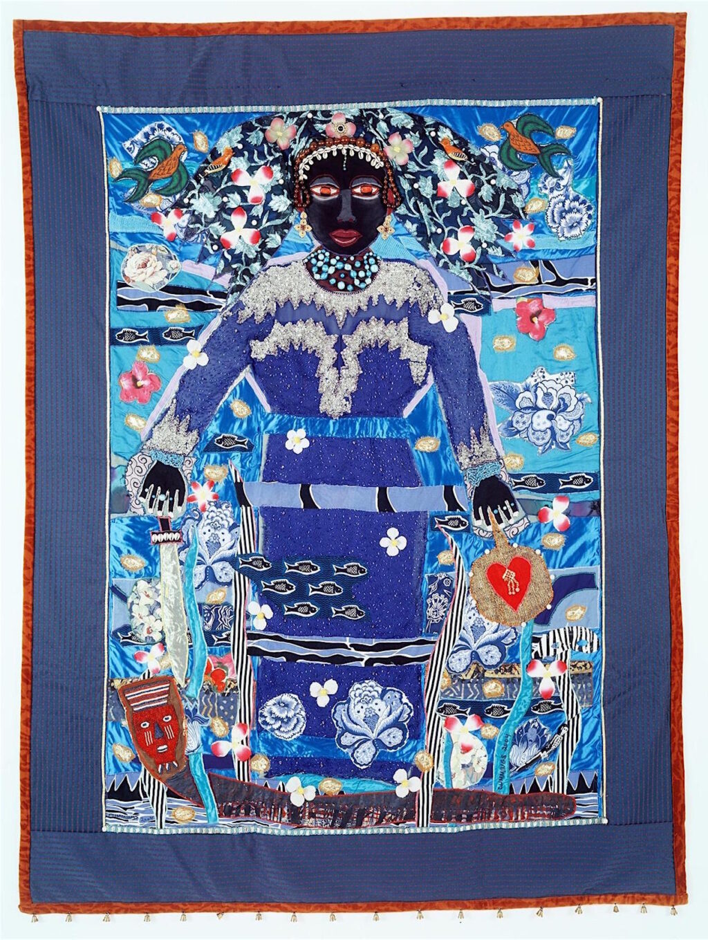 Michael A. Cummings,Brazilian Love Goddess Yemaya, 2004, Quilts episode, Craft in America