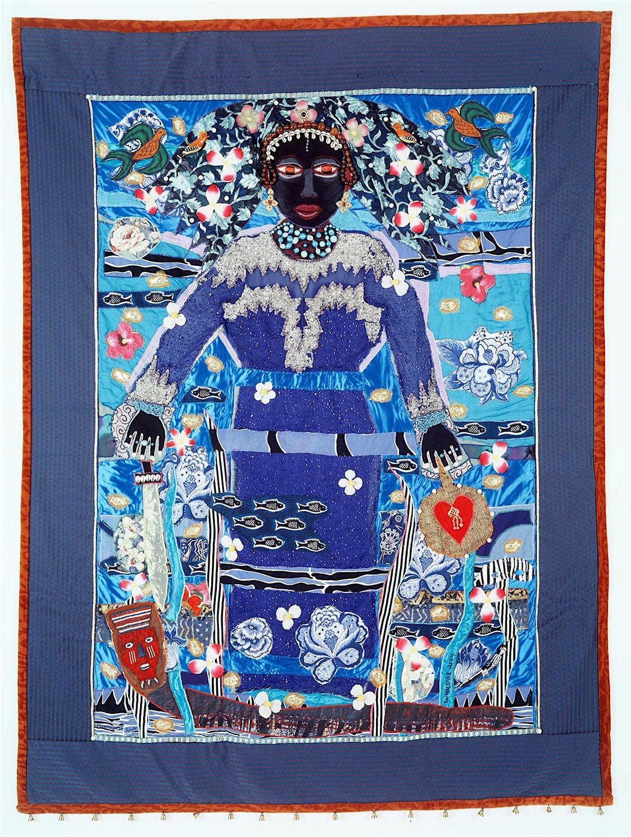 Michael A. Cummings, Brazilian Love Goddess Yemaya, 2004, Quilts episode, Craft in America