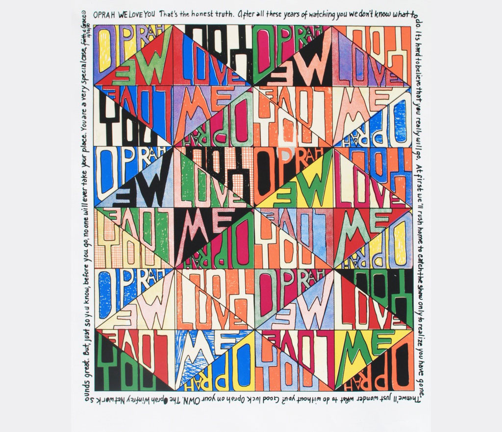 Faith Ringgold, Oprah We Love You That the Honest Truth, 2011, Craft in America