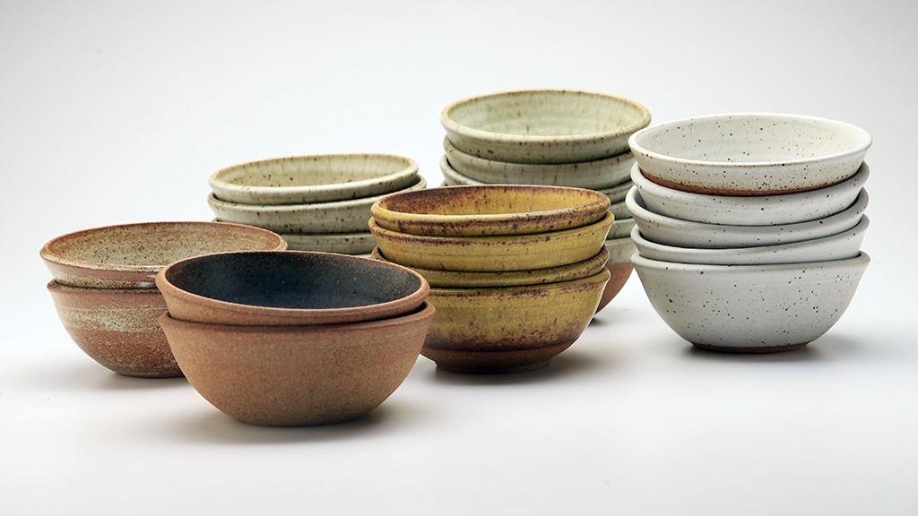 Shoshi Watanabe, Bowl, Glazed stoneware, 2019, Hinoki & the Bird, ceramic, pottery, Consume: Handcrafting L.A. Restaurant Design, Craft in America