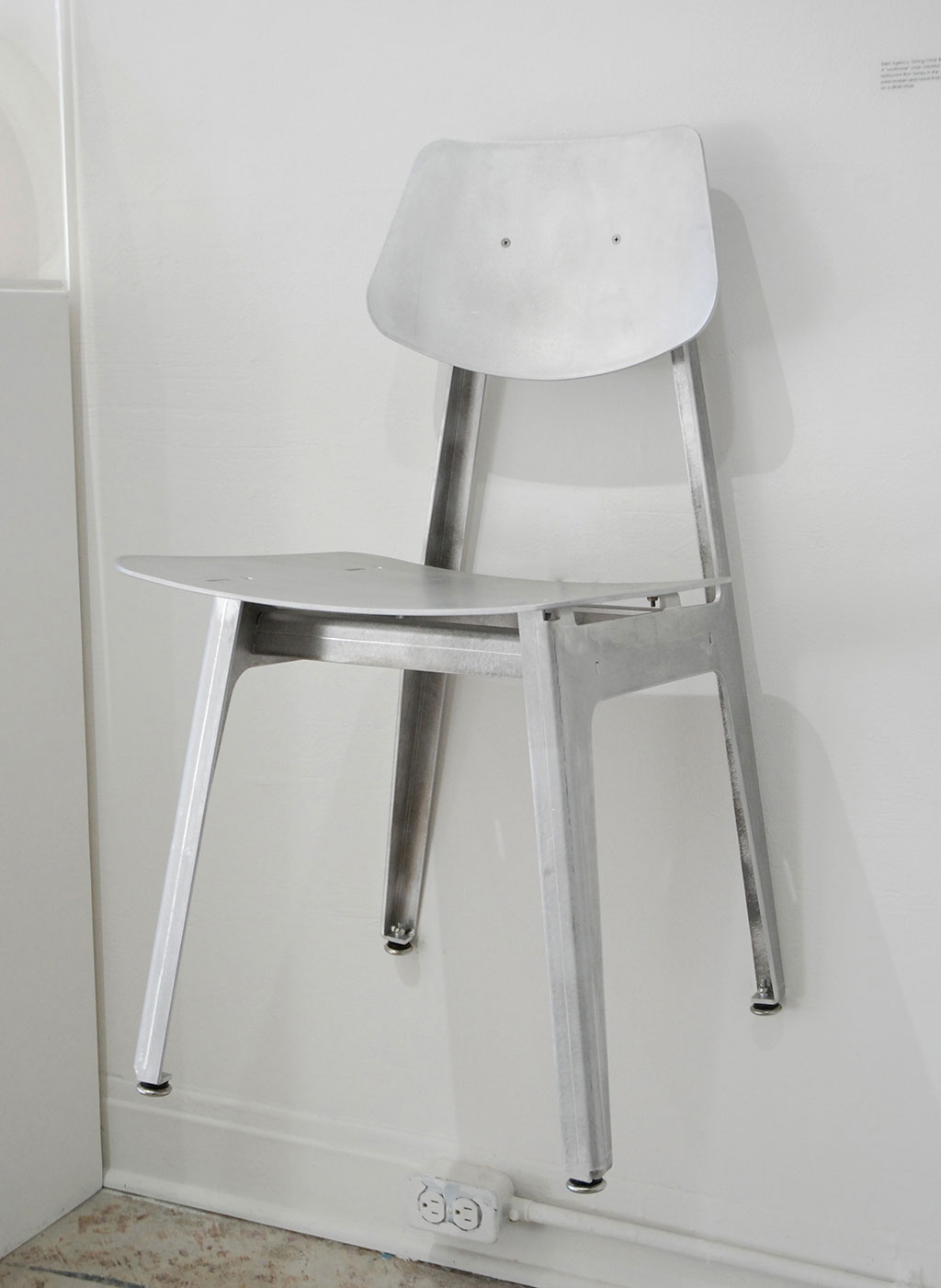 Klein Agency, Dining Chair BT, Aluminum, 2017, Bon Temps, Consume: Handcrafting L.A. Restaurant Design, Craft in America