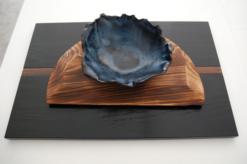 Alex Miller, Rough Around the Edges Dinner Bowl, Glazed stoneware, 2017, n/naka, Consume: Handcrafting L.A. Restaurant Design, Craft in America