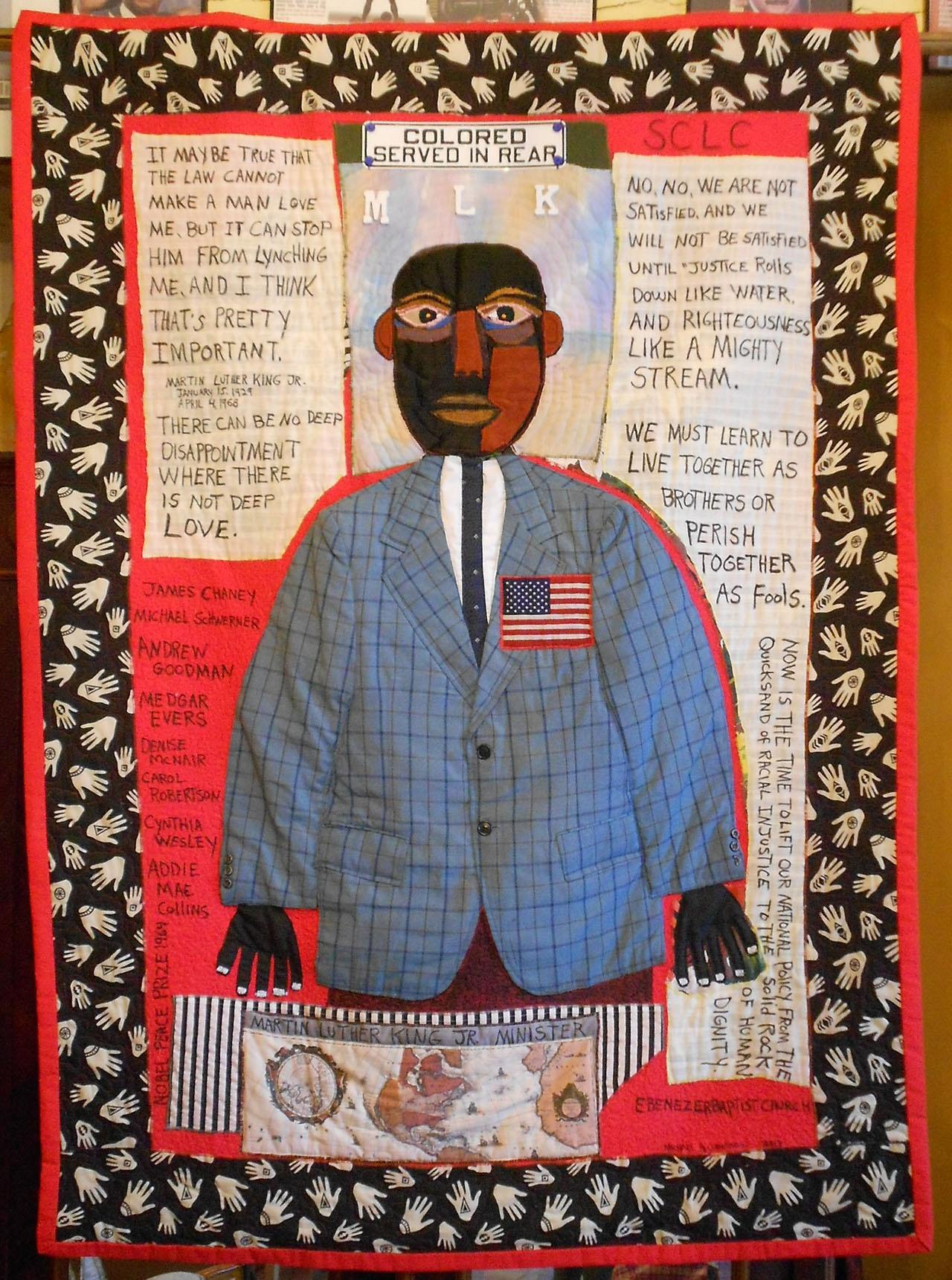 QUILTS, Michael A. Cummings, Martin Luther King, Jr., Craft in America