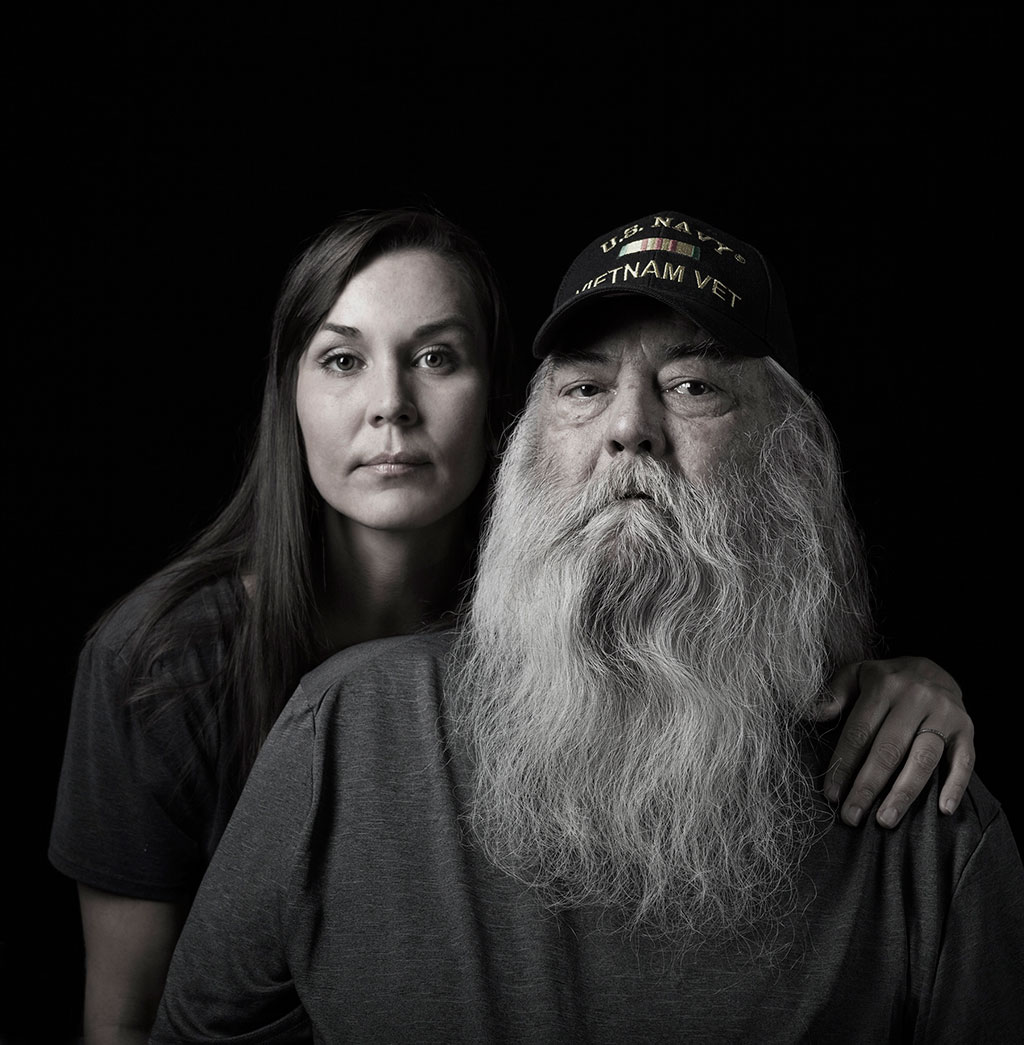 Cara Romero and her father